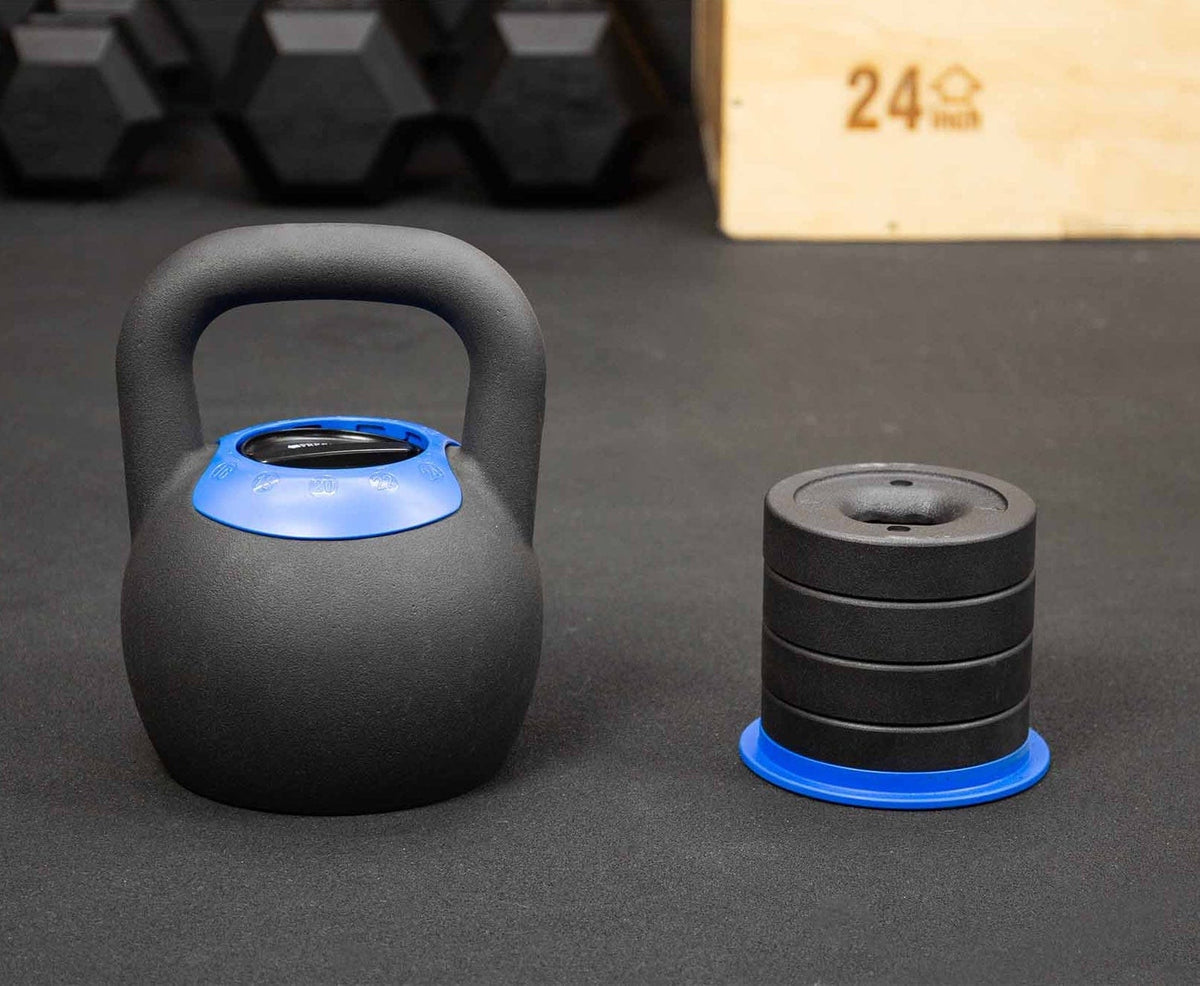 Verstellbare Kettlebell (Powder-Coated) kaufen - HighPowered Kettlebells - Fitness Onlineshop