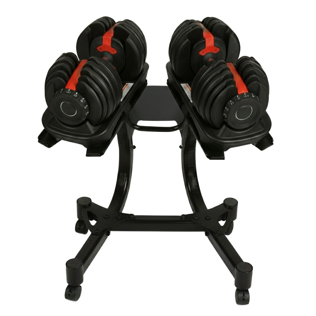 Verstellbare Kurzhanteln Set mit Ständer 2.5-24kg kaufen - HighPowered Verstellbare Hanteln Sets - Fitness Onlineshop