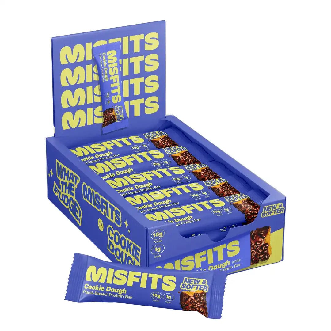 Misfits Misfits Vegan Protein Bar 15 x 50 g Cookie Dough kaufen bei haghpowered.com