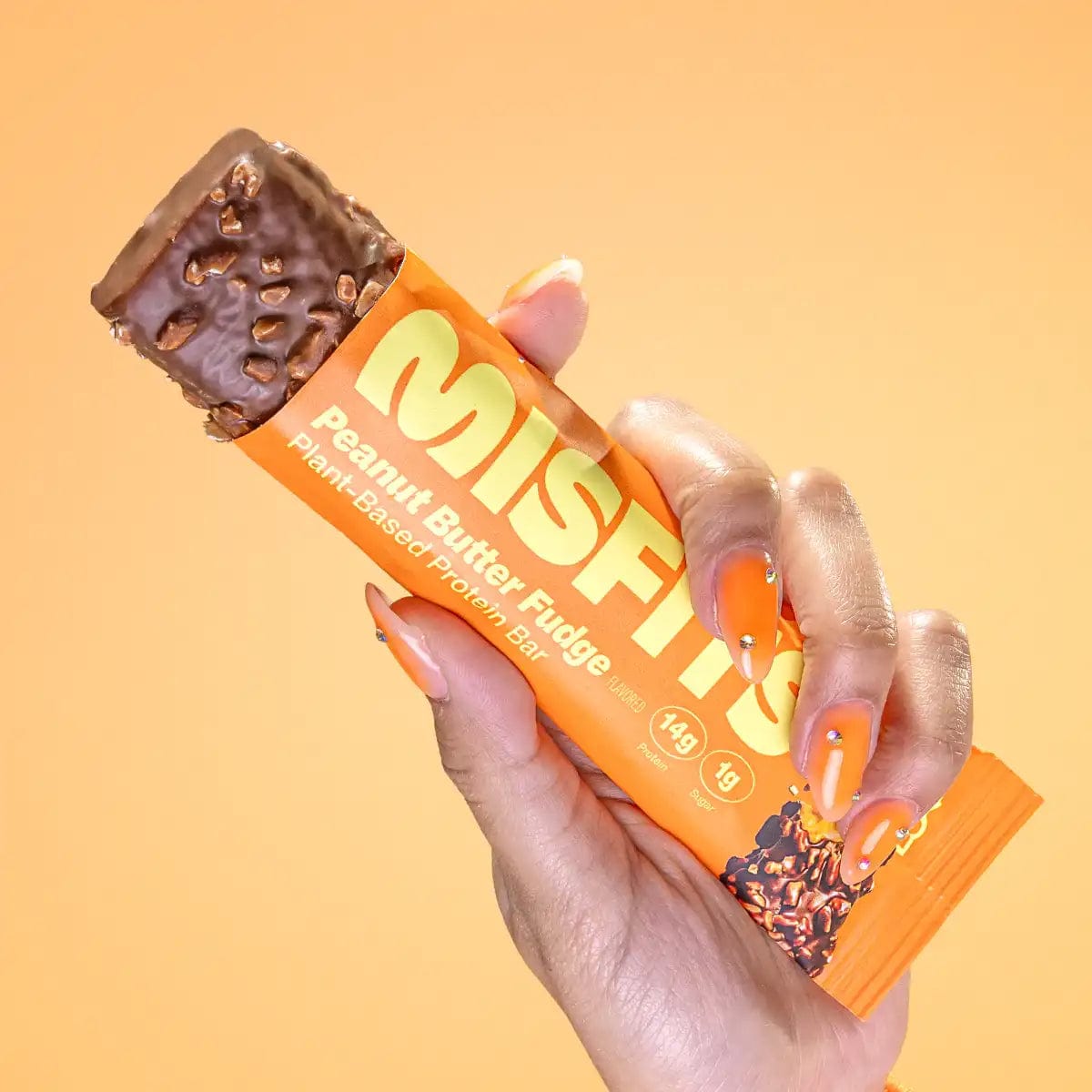 Misfits Misfits Vegan Protein Bar 15 x 50 g Peanut Butter Fudge kaufen bei haghpowered.com