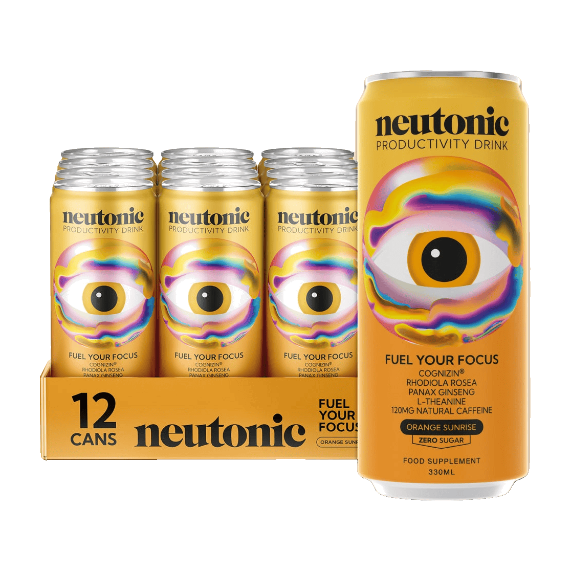 Neutonic Productivity Drink 12 x 330 ml / Orange Sunrise kaufen - Neutonic Energiedrinks - Fitness Onlineshop