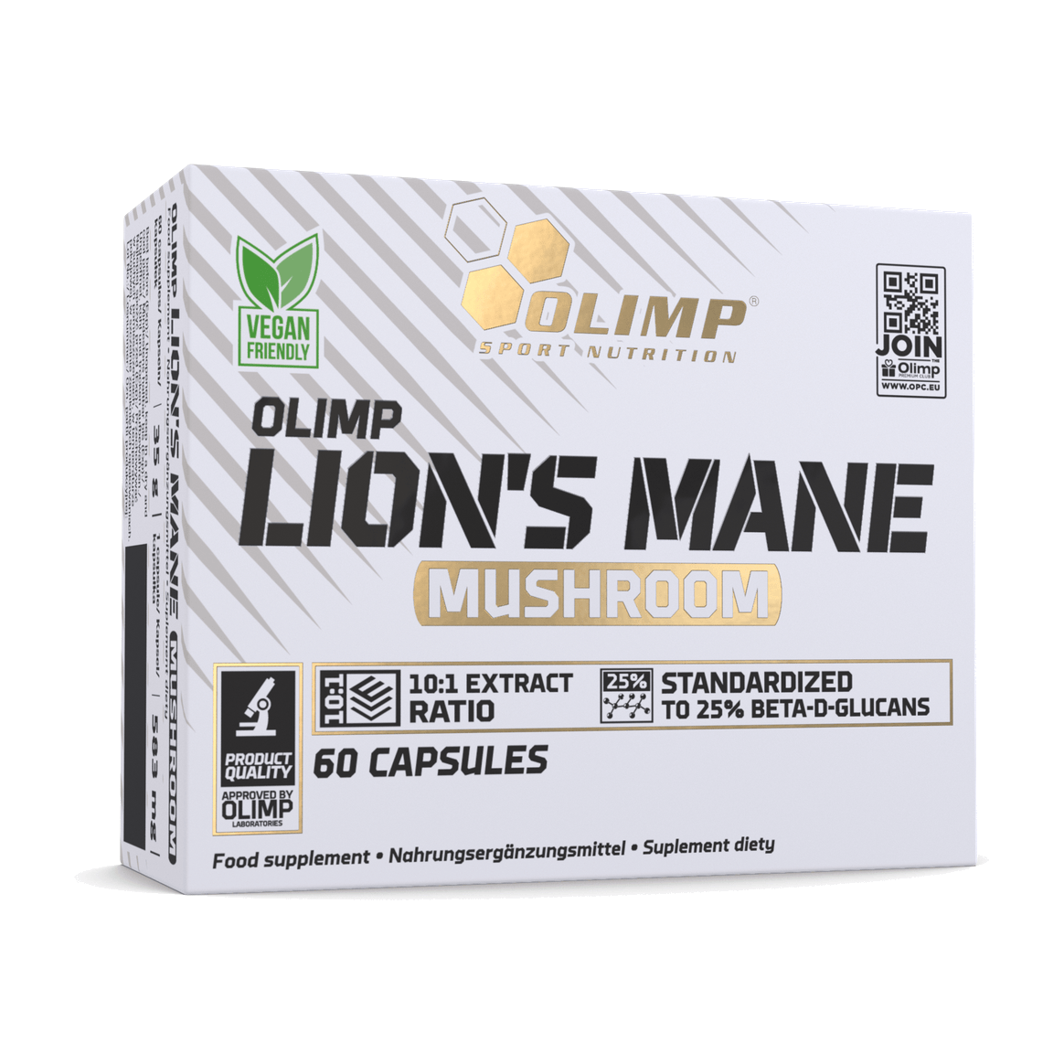 Olimp Sport Nutrition Lion's Mane Mushroom (60 Kapseln) kaufen - Olimp Sport Nutrition Pilz-Supplements - Fitness Onlineshop