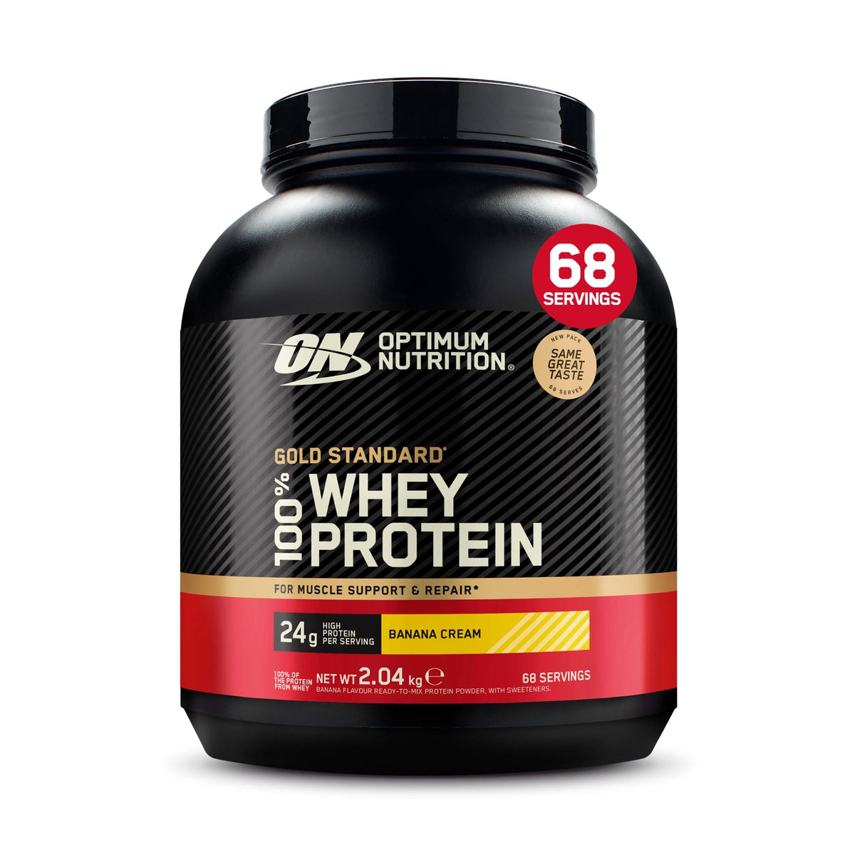 Gold Standard 100% Whey Protein Banana / 2 kg kaufen - Optimum Nutrition Whey Proteinpulver - Fitness Onlineshop