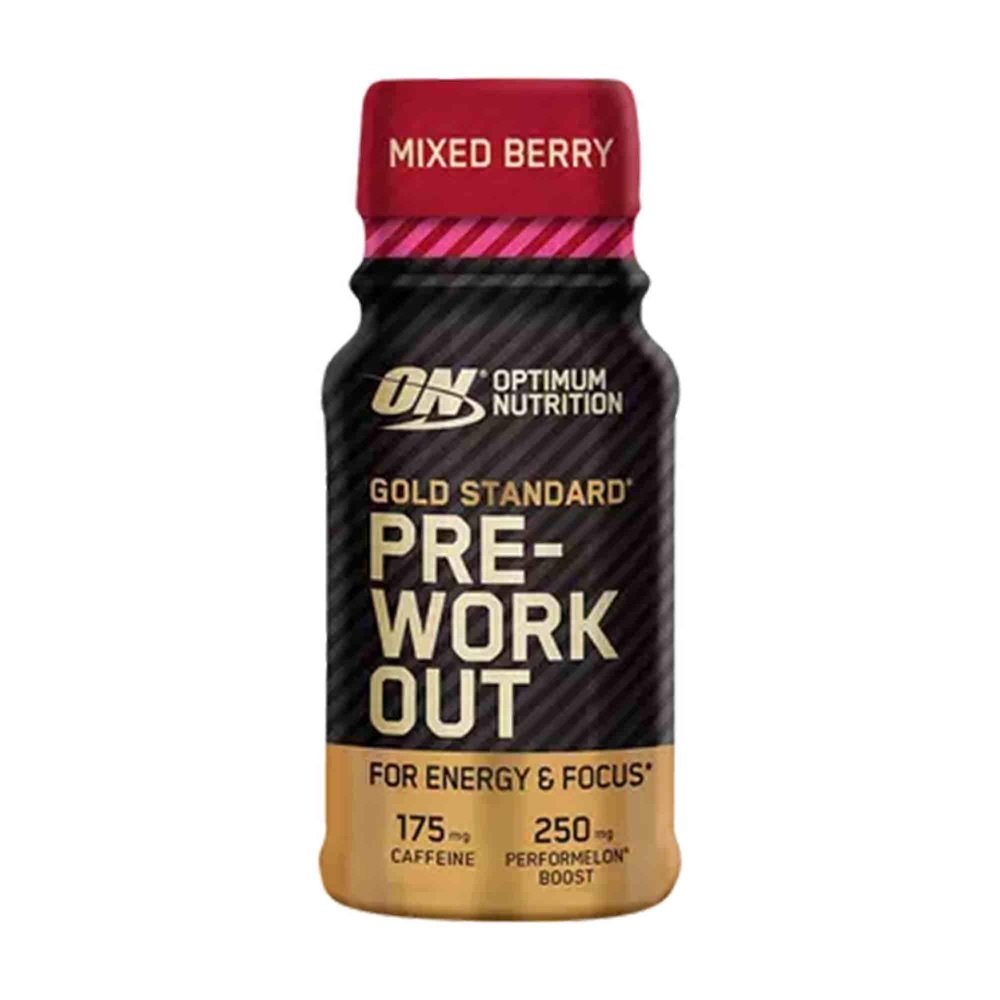 Optimum Nutrition Gold Standard Pre-Workout Energy Shot 60 ml Mixed Berry kaufen bei haghpowered.com