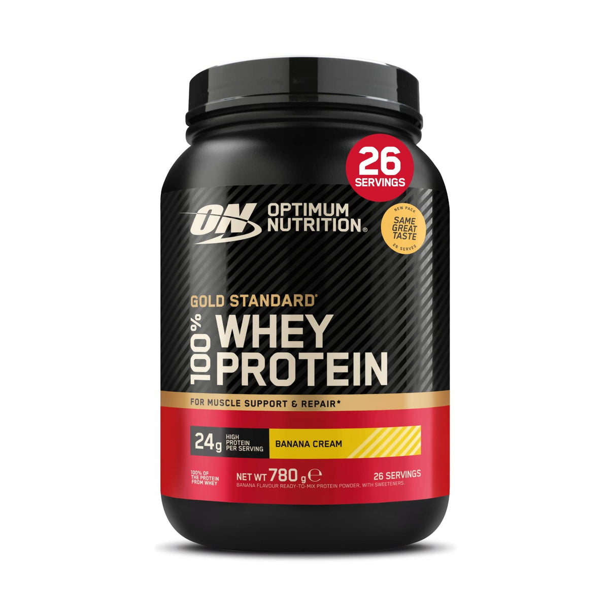 Gold Standard 100% Whey Protein Banana / 780 g kaufen - Optimum Nutrition Whey Proteinpulver - Fitness Onlineshop