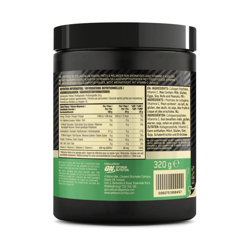 Optimum Nutrition Collagen Peptides (320 g) Unflavoured kaufen - Optimum Nutrition Kollagen - Fitness Onlineshop