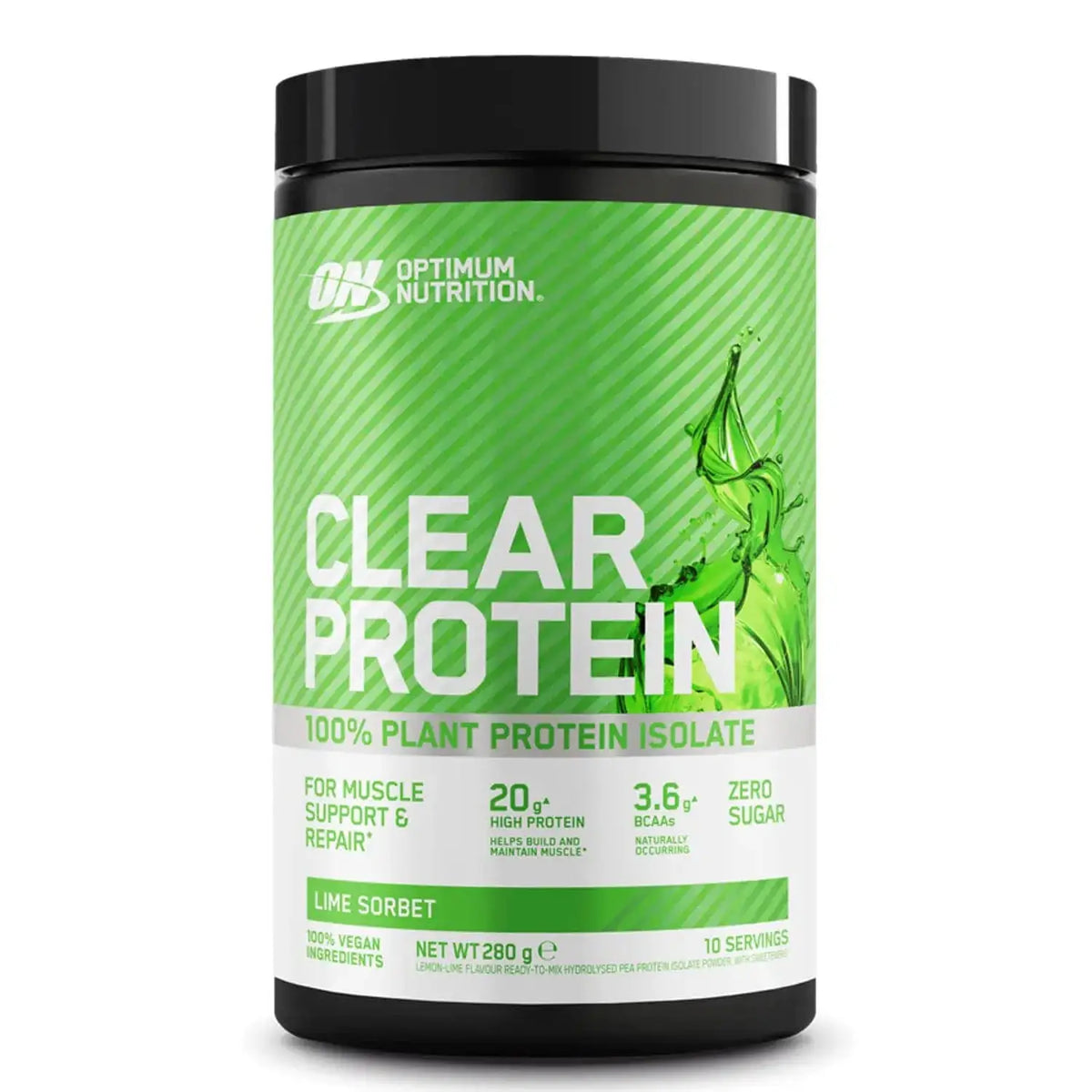 Optimum Nutrition Optimum Nutrition 100% Clear Plant Protein (280 g) Lime Sorbet kaufen bei haghpowered.com