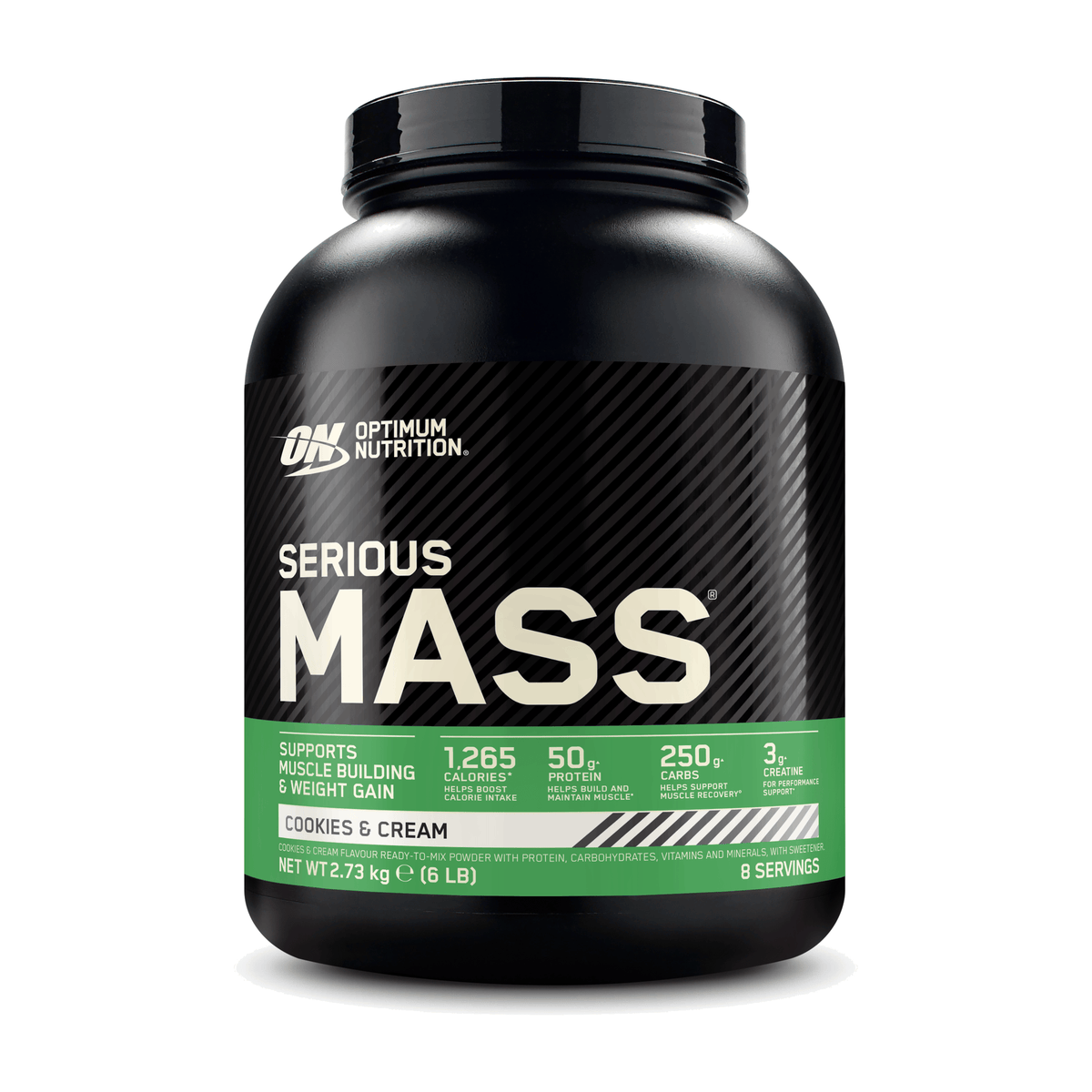 Optimum Nutrition Serious Mass 2.73 kg / Cookies & Cream kaufen - Optimum Nutrition Weightgainer - Fitness Onlineshop