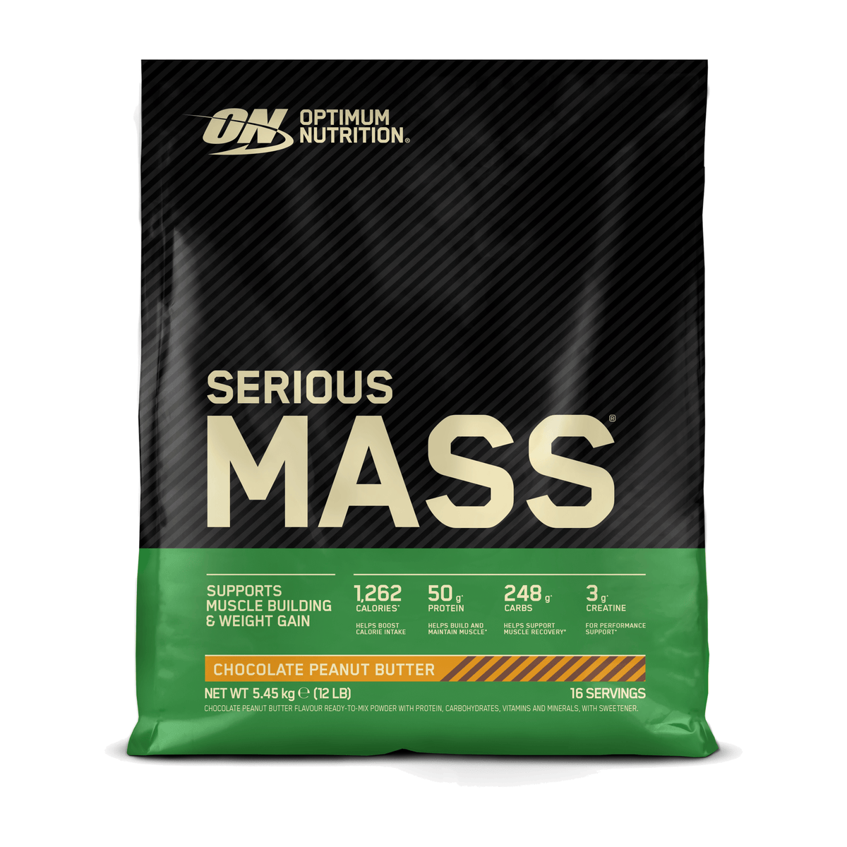 Optimum Nutrition Serious Mass 5.45 kg / Choc Peanut Butter kaufen - Optimum Nutrition Weightgainer - Fitness Onlineshop