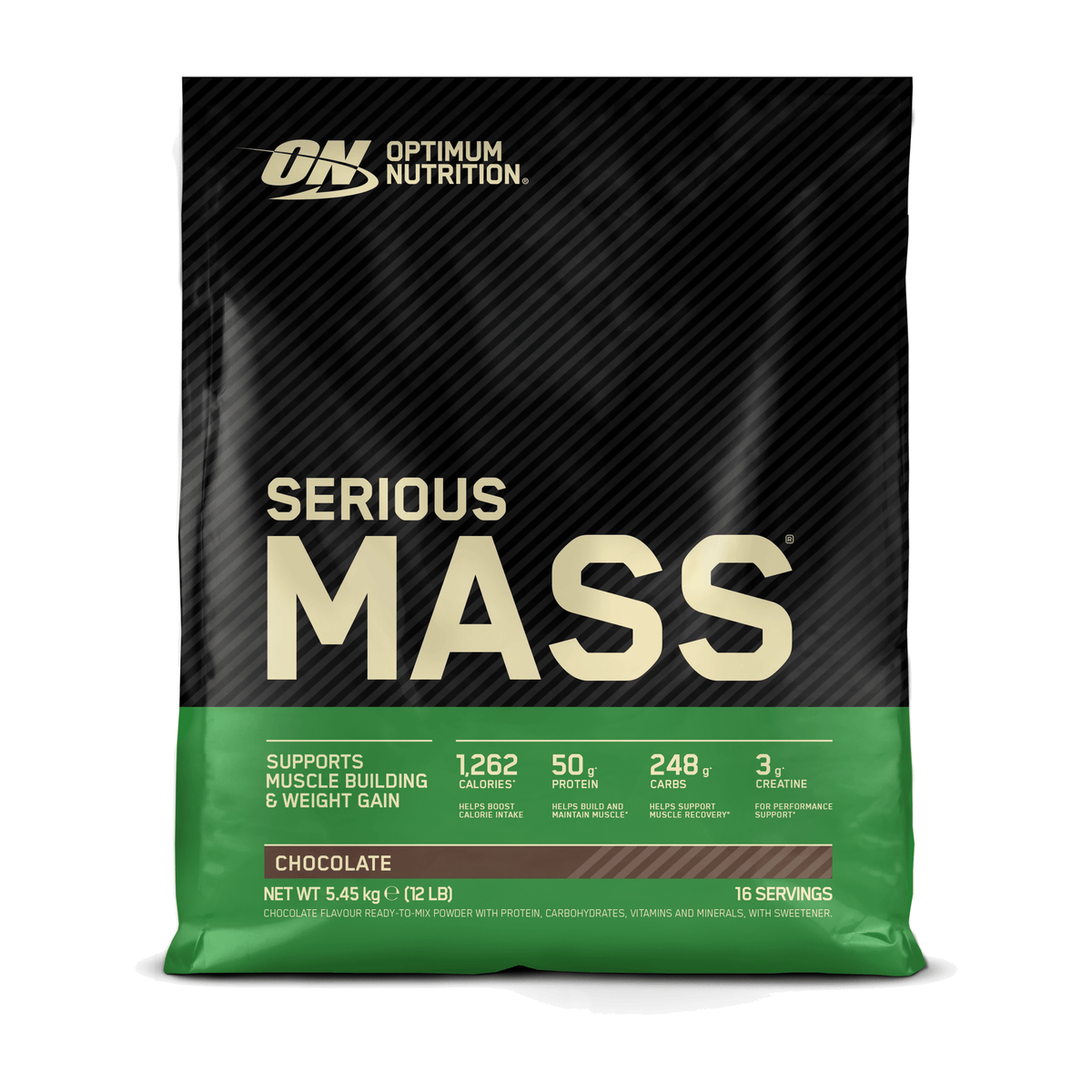 Optimum Nutrition Serious Mass 5.45 kg / Chocolate kaufen - Optimum Nutrition Weightgainer - Fitness Onlineshop