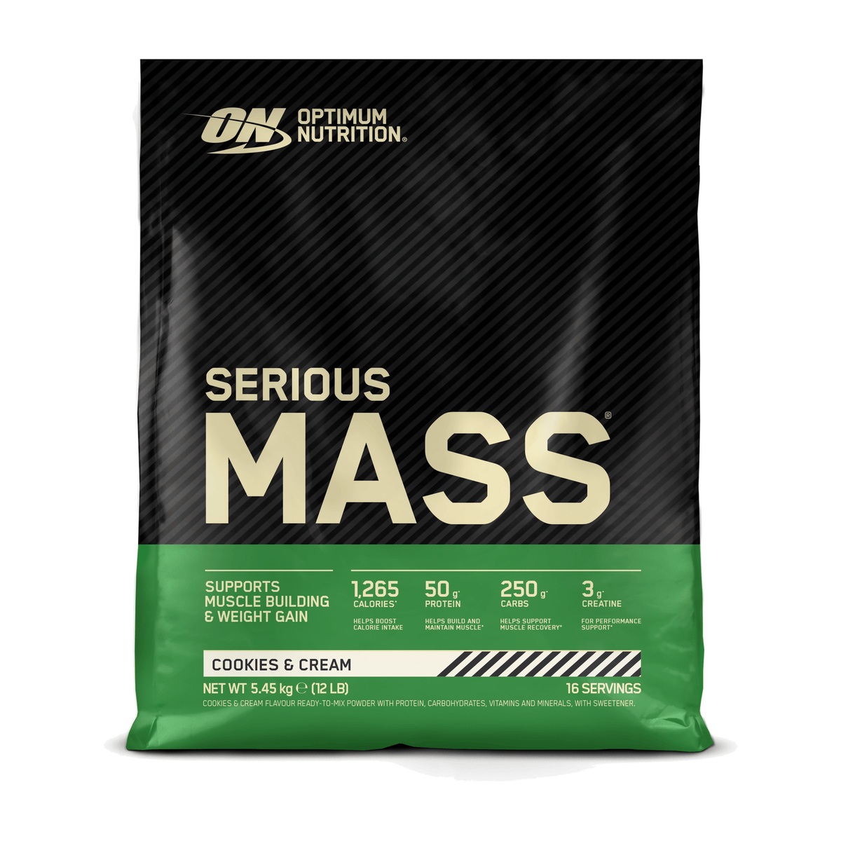 Optimum Nutrition Serious Mass 5.45 kg / Cookies & Cream kaufen - Optimum Nutrition Weightgainer - Fitness Onlineshop