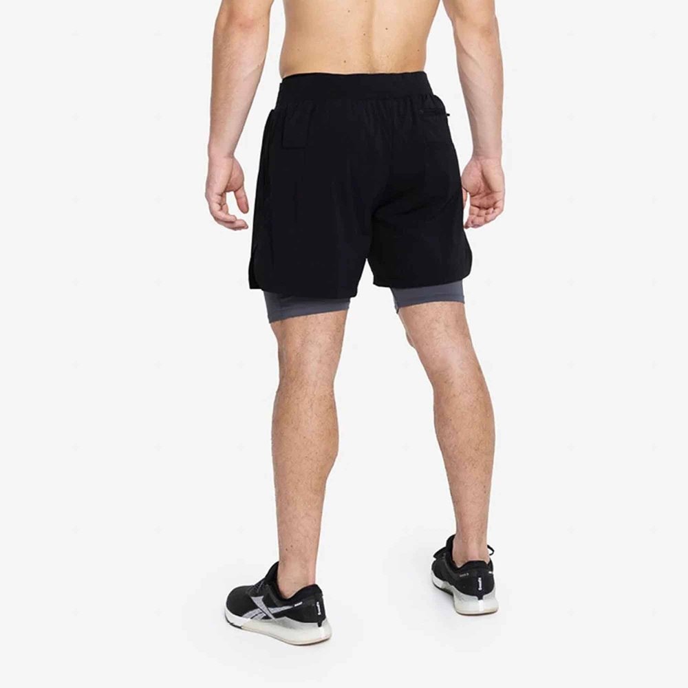 PicSil 2-in-1 Compression Shorts Man 0.1 (Kurze Kompressionshose) Schwarz kaufen bei haghpowered.com