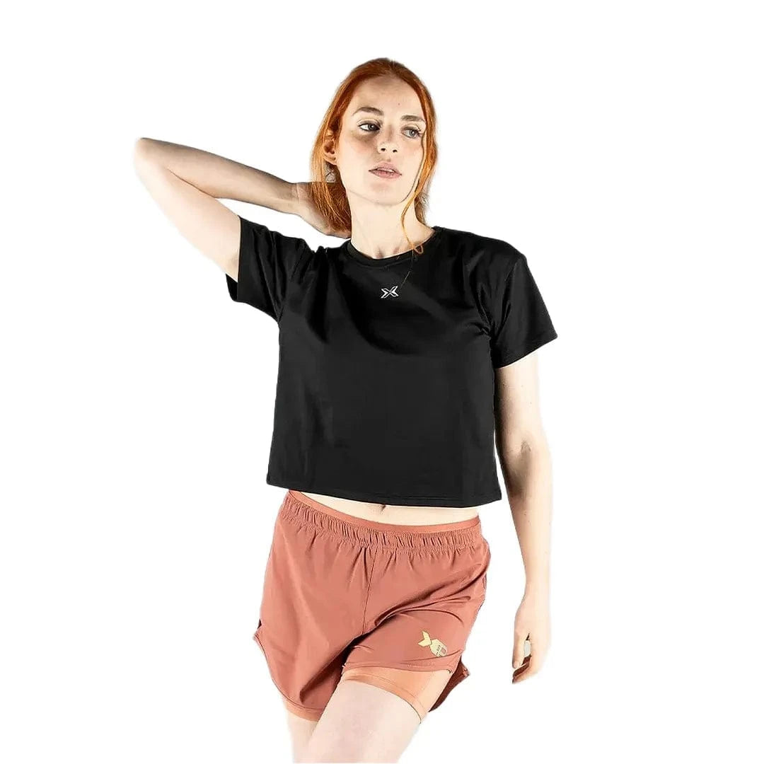 Damen Crop T-Shirt MOVE Rosa / XS kaufen - PicSil Oberteile Damen - Fitness Onlineshop