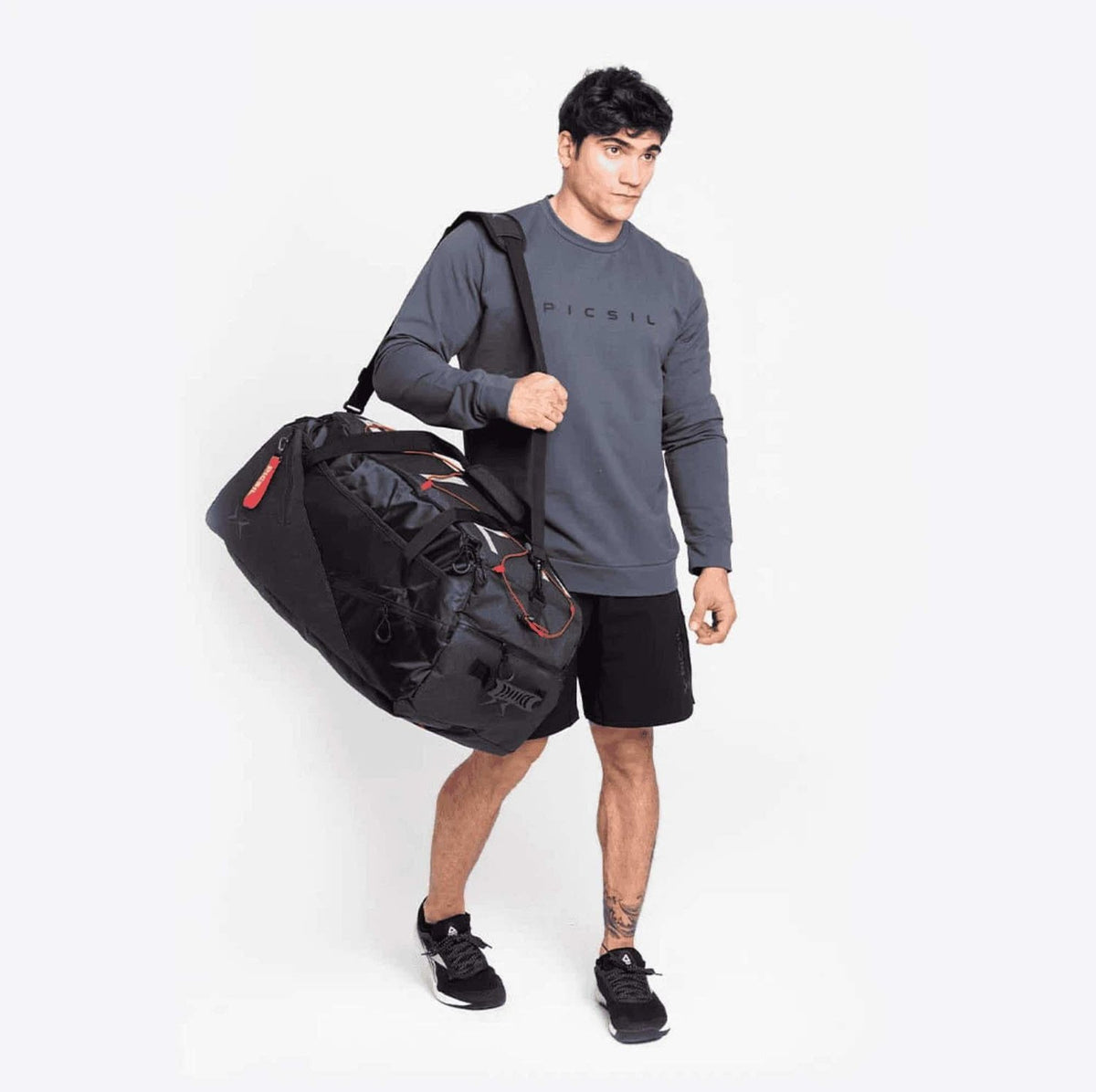 PicSil Duffle Backpack (45L) Schwarz kaufen bei haghpowered.com
