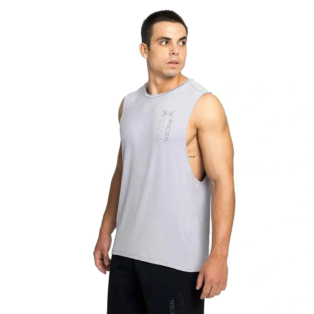 PicSil Herren Sport Tank Top (Core) Grau kaufen bei haghpowered.com