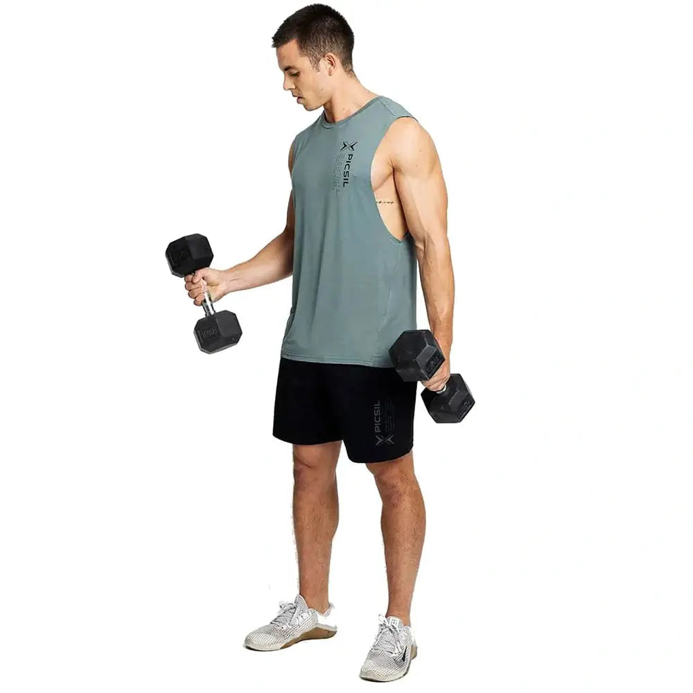 PicSil Herren Sport Tank Top (Core) Grün kaufen bei haghpowered.com