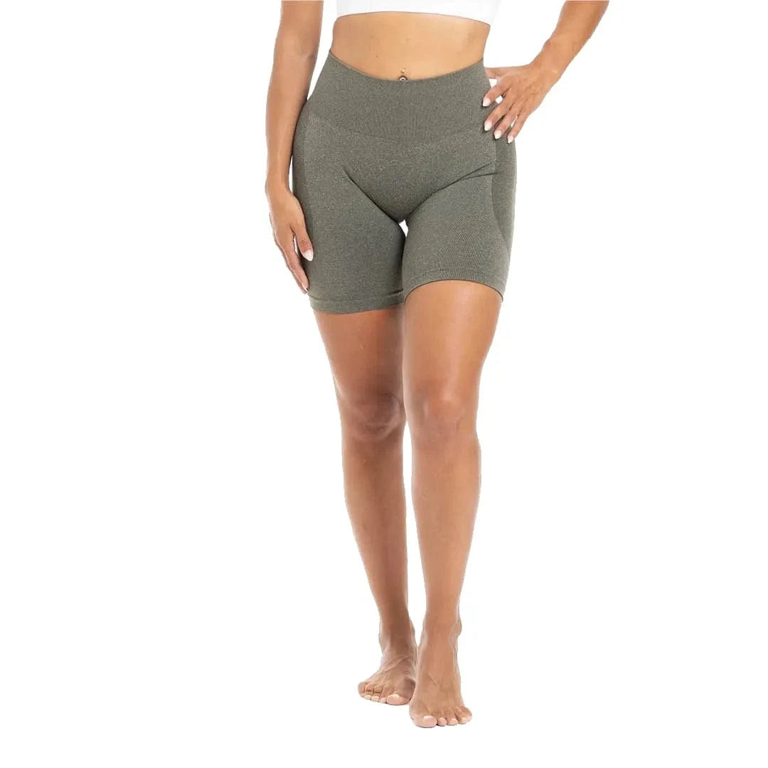 Seamless Damen Shorts (Bodyfit) Grün / S kaufen - PicSil Unterteile Damen - Fitness Onlineshop