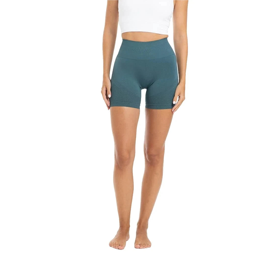 Seamless Damen Shorts (Sculpt) Blau / S kaufen - PicSil Unterteile Damen - Fitness Onlineshop