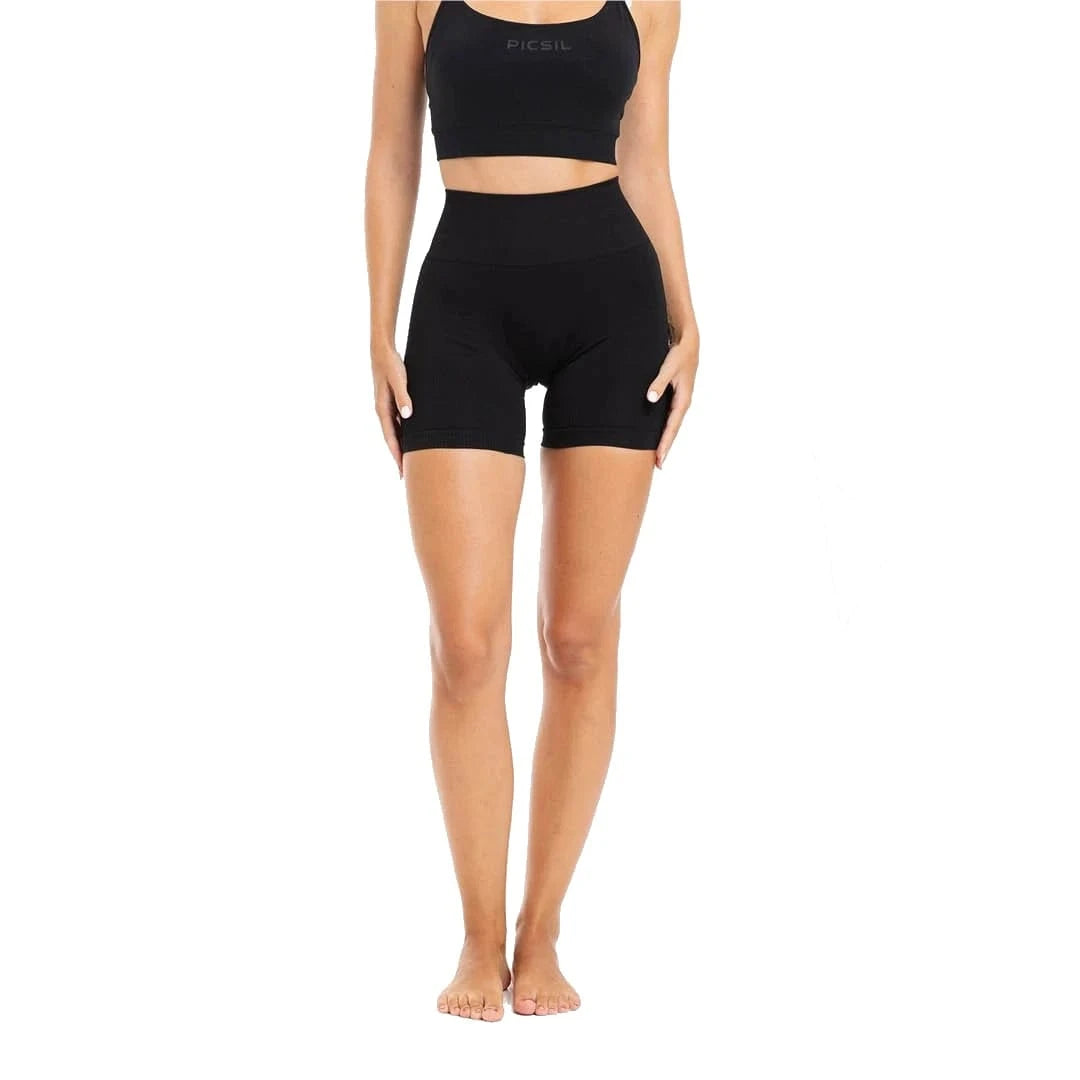Seamless Damen Shorts (Sculpt) Schwarz / S kaufen - PicSil Unterteile Damen - Fitness Onlineshop