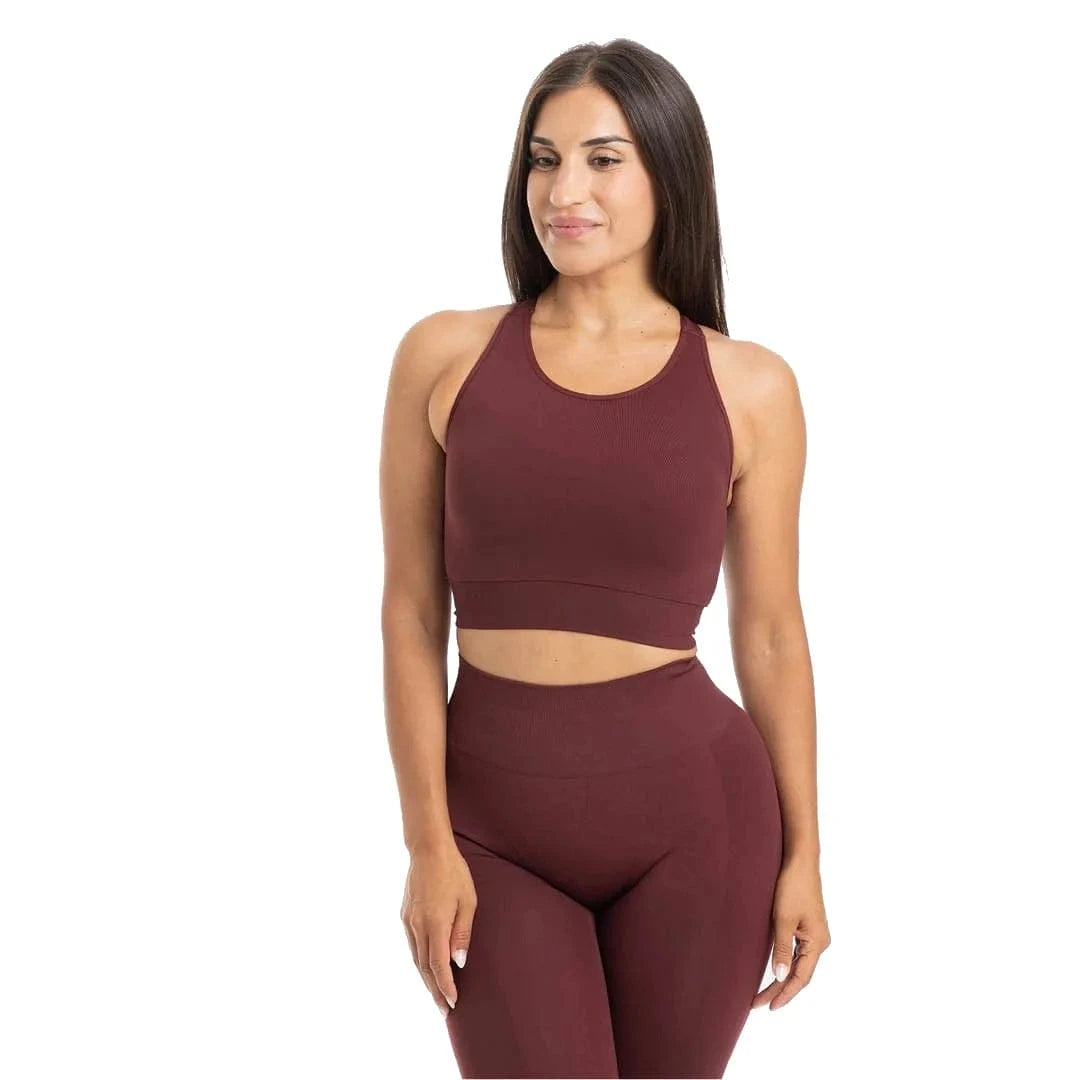 Seamless Support Sport-BH Bordeaux / S kaufen - PicSil Oberteile Damen - Fitness Onlineshop