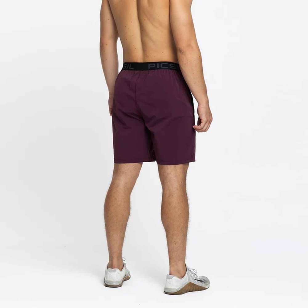 PicSil Shorts Premium Man 0.1 (Kurze Sporthose) Bordeaux kaufen bei haghpowered.com