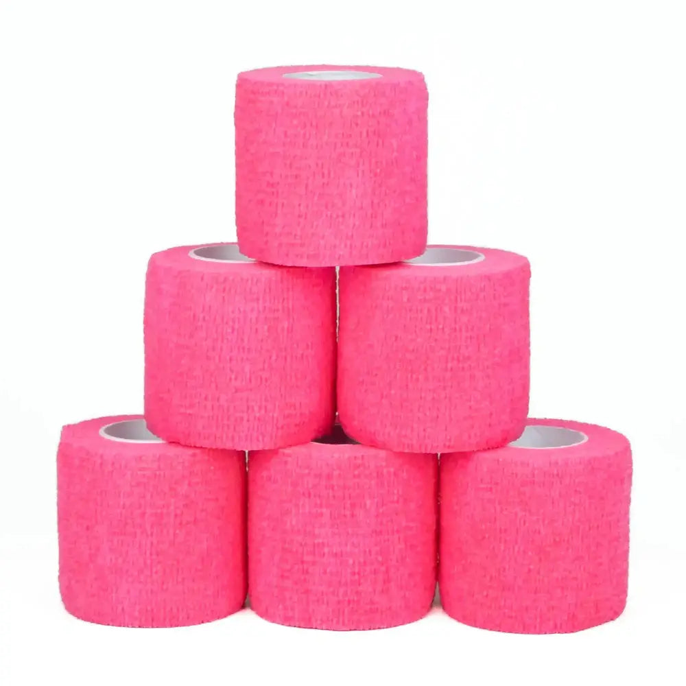Rehband RX Athletic Cohesive Bandagentape (6 Rollen) Pink kaufen bei haghpowered.com