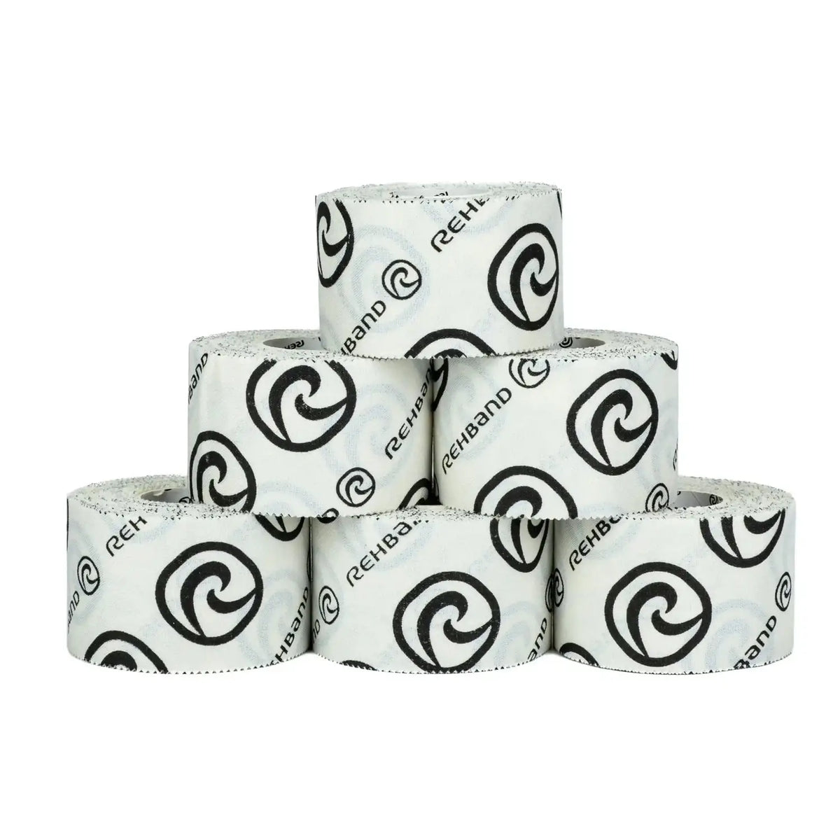 Rehband RX Athletic Sports Tape (6 Rollen) Weiss (Logo) kaufen bei haghpowered.com