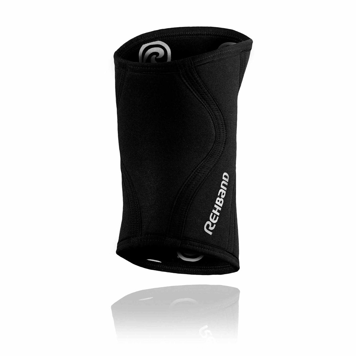 Rehband RX Knee Sleeve 5 mm (Kniebandage) Silber-Schwarz kaufen bei haghpowered.com