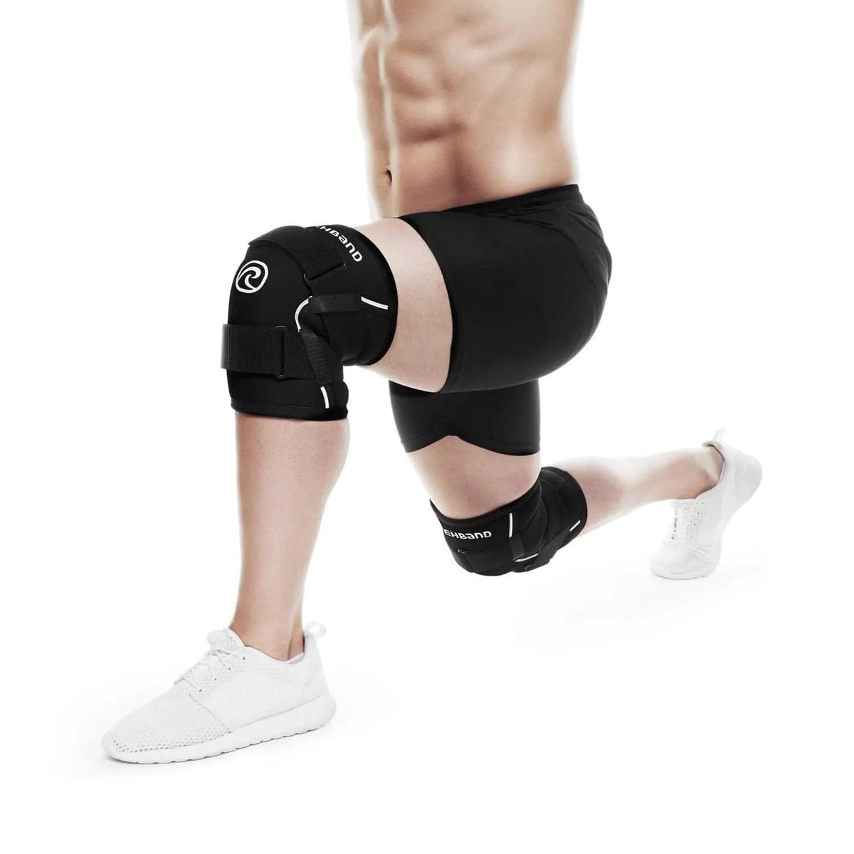 Rehband X-RX Knee Support 7 mm mit Straps Schwarz kaufen bei haghpowered.com