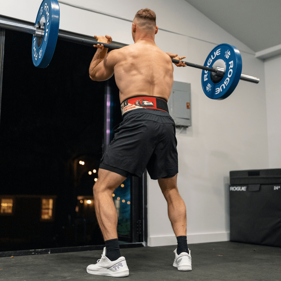 Live For The Chase by Jayson Hopper 4" Weightlifting Belt kaufen - RK Industries Official Lifting Belts of USAW - Fitness Onlineshop