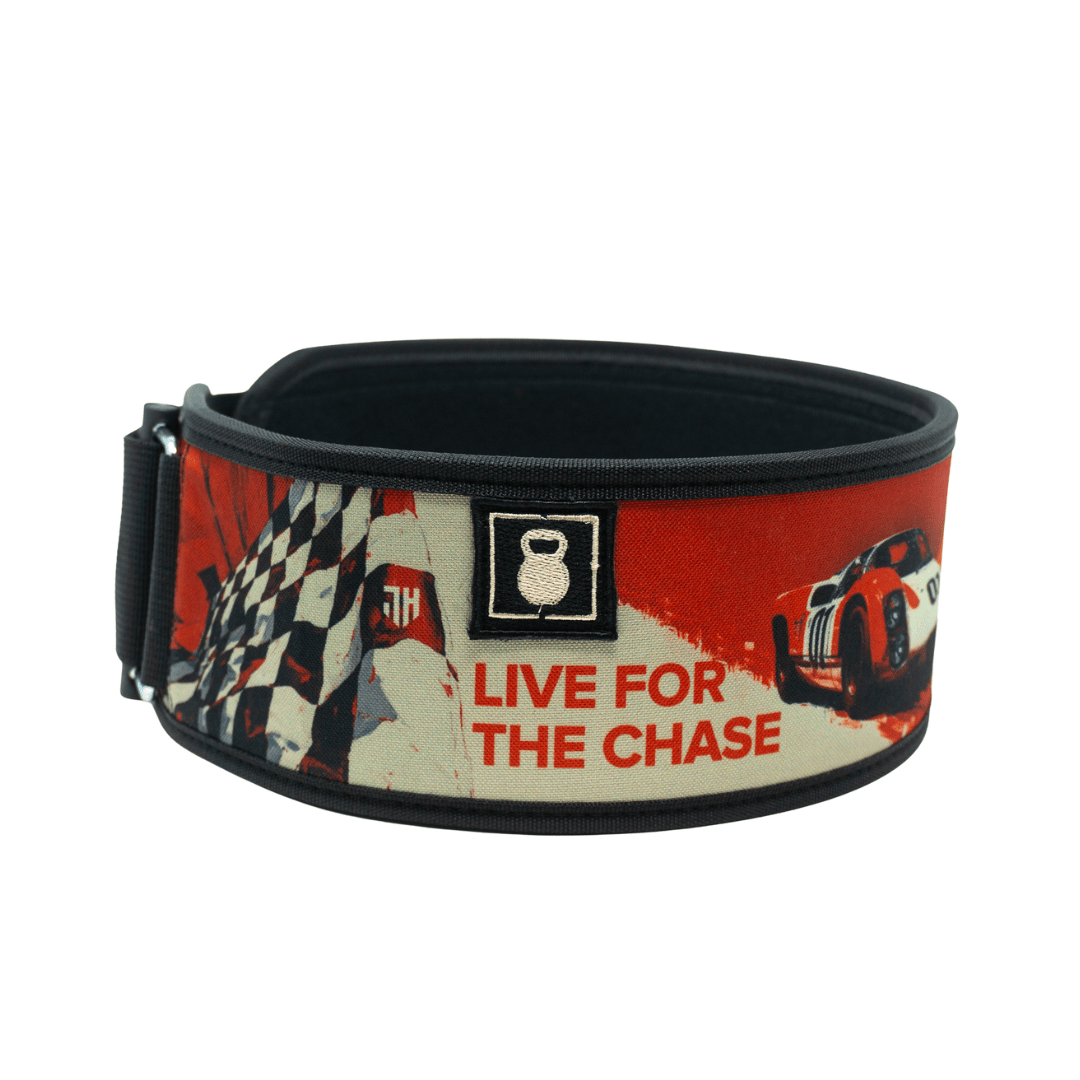 Live For The Chase by Jayson Hopper 4" Weightlifting Belt kaufen - RK Industries Official Lifting Belts of USAW - Fitness Onlineshop