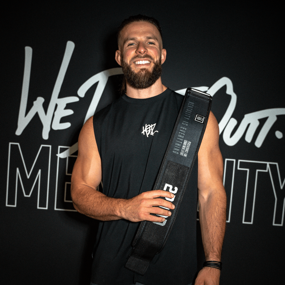 Mentality Is Everything by Craig Richey 4" Weightlifting Belt kaufen - RK Industries Official Lifting Belts of USAW - Fitness Onlineshop