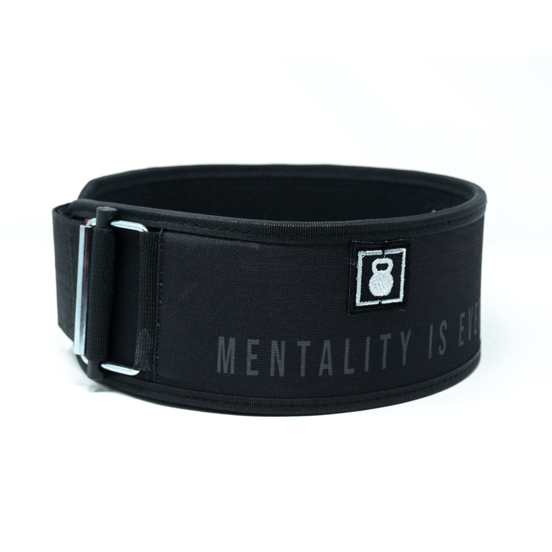 Mentality Is Everything by Craig Richey 4" Weightlifting Belt kaufen - RK Industries Official Lifting Belts of USAW - Fitness Onlineshop