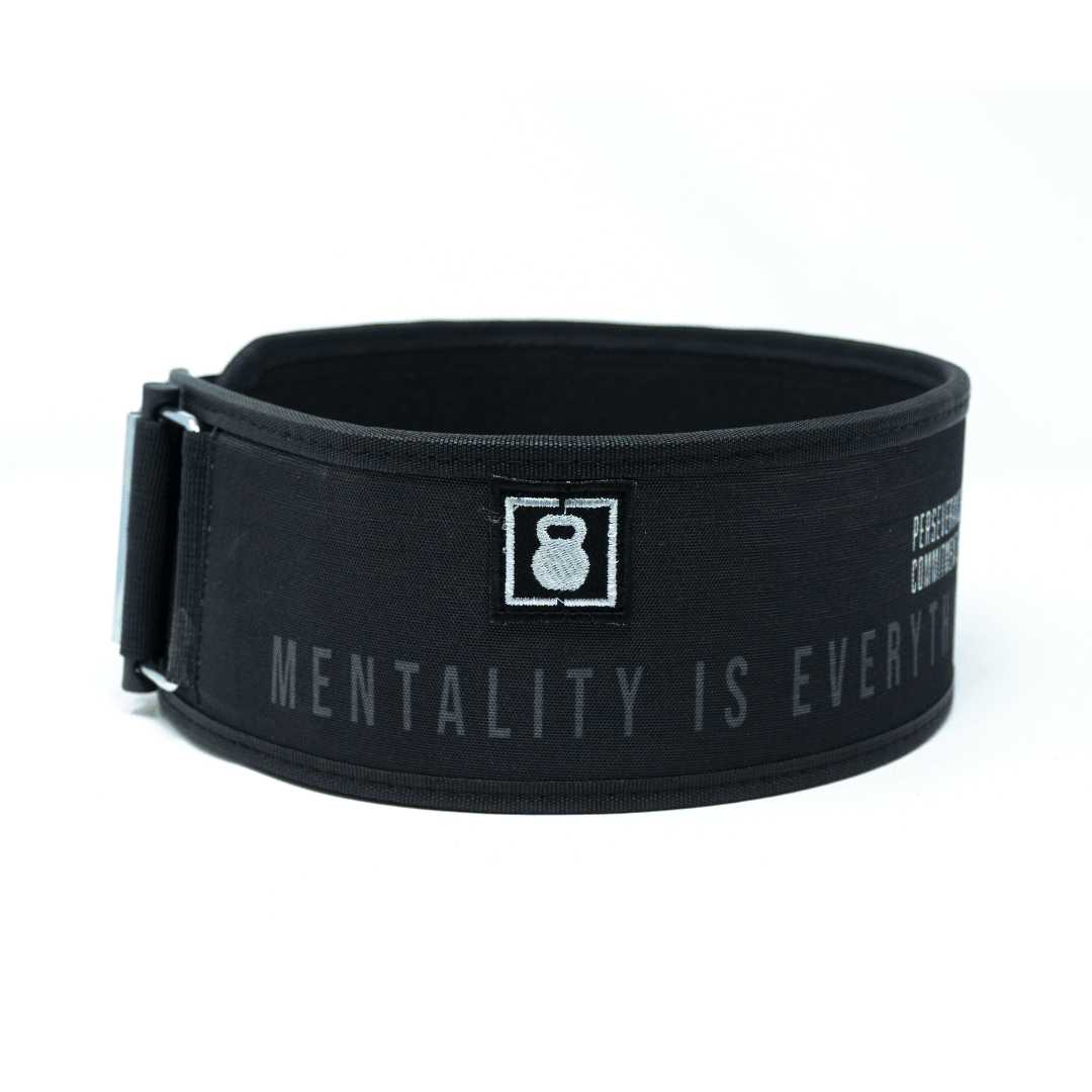 Mentality Is Everything by Craig Richey 4" Weightlifting Belt kaufen - RK Industries Official Lifting Belts of USAW - Fitness Onlineshop