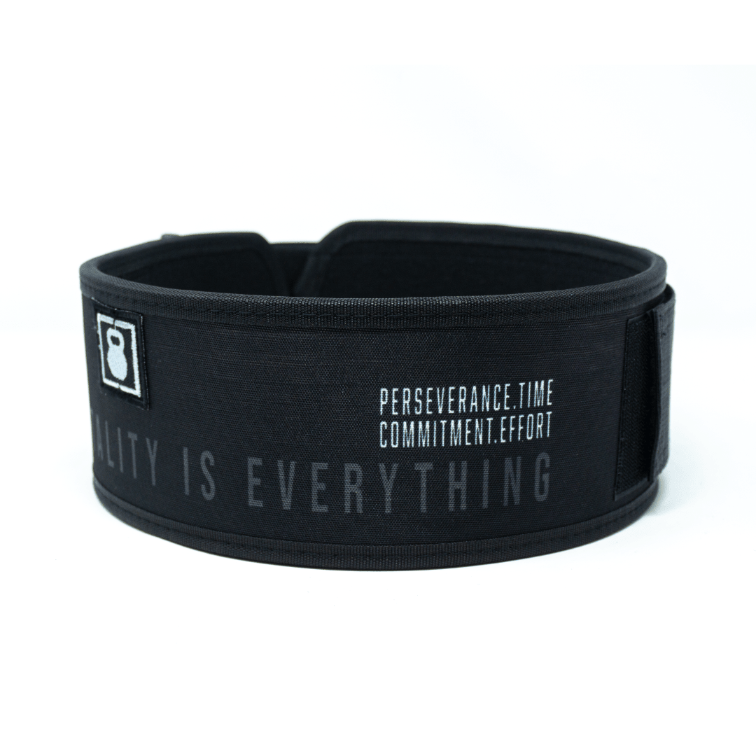 Mentality Is Everything by Craig Richey 4" Weightlifting Belt kaufen - RK Industries Official Lifting Belts of USAW - Fitness Onlineshop