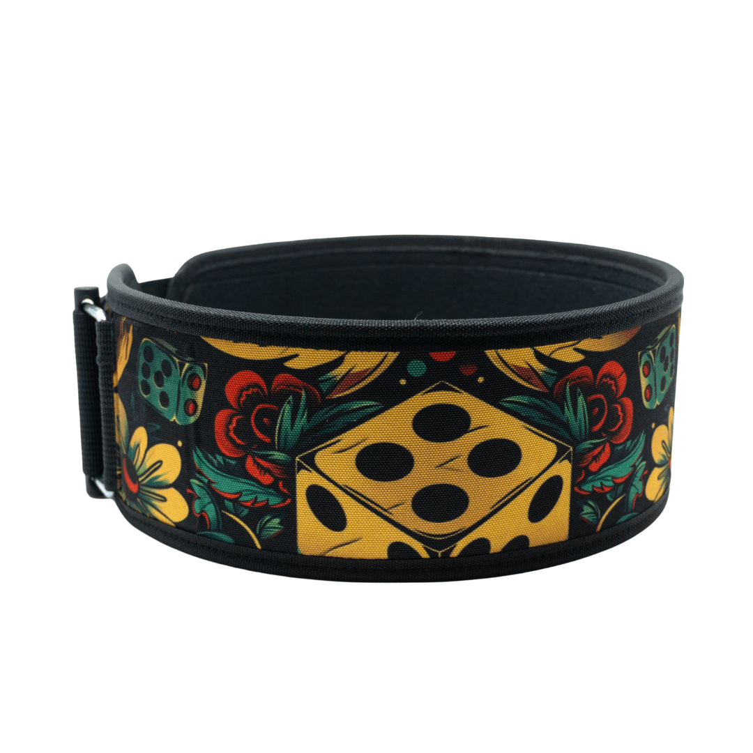 Press Your Luck 4" Weightlifting Belt kaufen - RK Industries Official Lifting Belts of USAW - Fitness Onlineshop