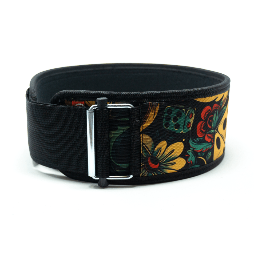 Press Your Luck 4" Weightlifting Belt kaufen - RK Industries Official Lifting Belts of USAW - Fitness Onlineshop