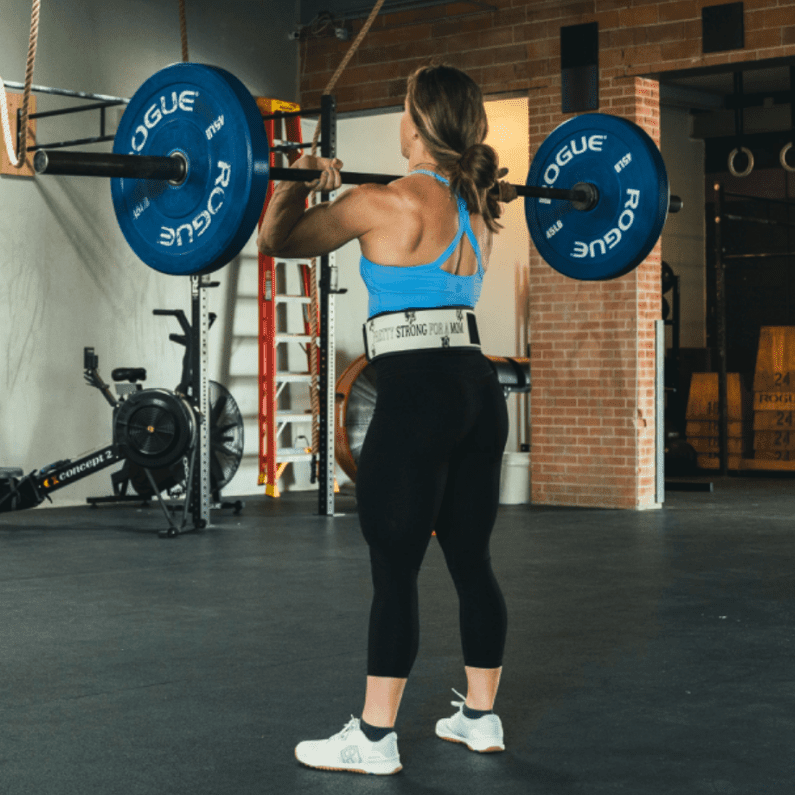 Pretty Strong for a Mom by Arielle Loewen 4" Weightlifting Belt kaufen - RK Industries Official Lifting Belts of USAW - Fitness Onlineshop