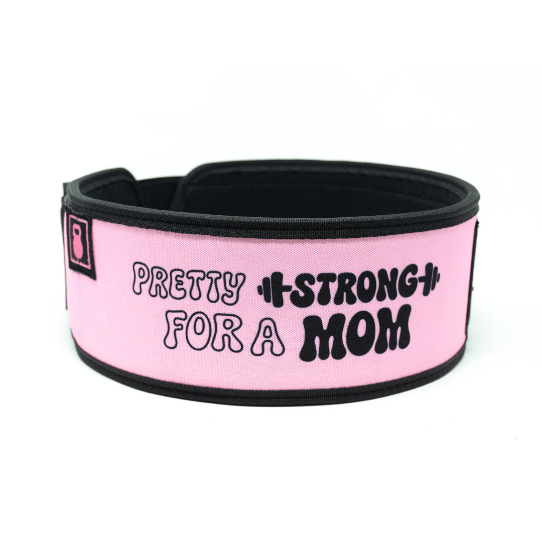 Pretty Strong for a Mom by Arielle Loewen 4" Weightlifting Belt kaufen - RK Industries Official Lifting Belts of USAW - Fitness Onlineshop