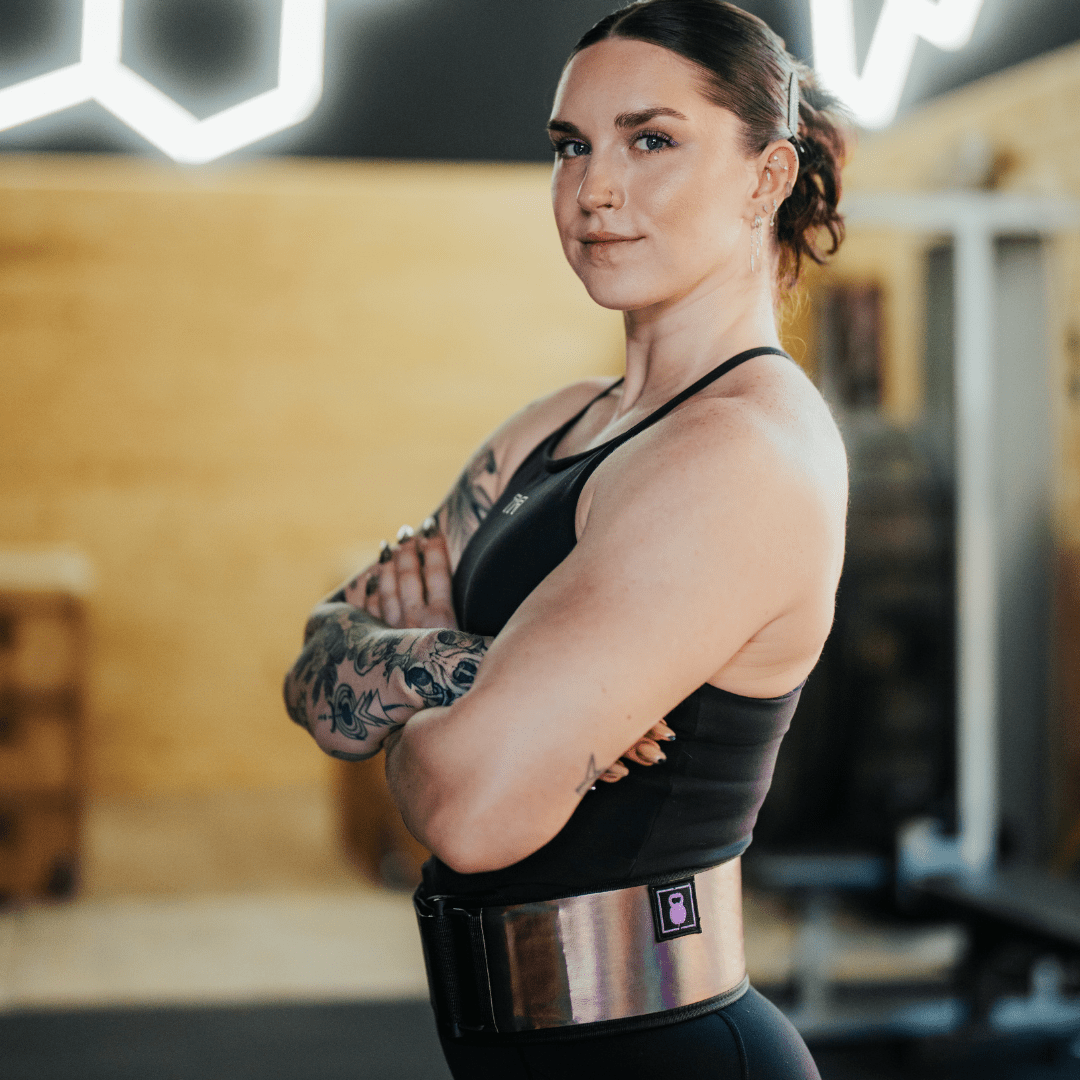 Ultraviolet by Mattie Rogers 4" Weightlifting Belt kaufen - RK Industries Official Lifting Belts of USAW - Fitness Onlineshop