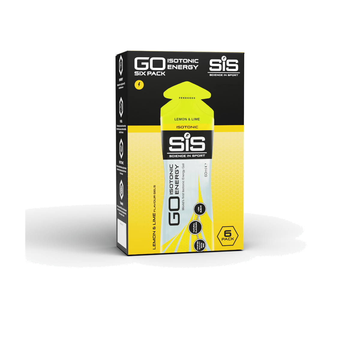 SIS GO Isotonic Energy Gel 6 x 60 ml / Lemon & Lime kaufen - Science in Sport Energy Gels - Fitness Onlineshop