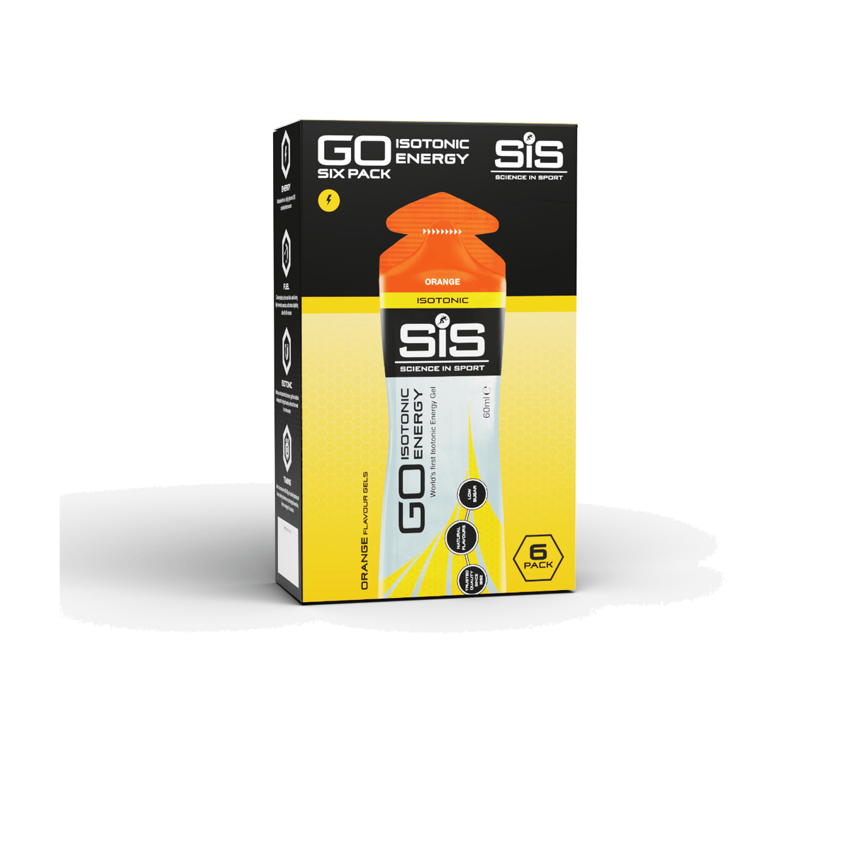 SIS GO Isotonic Energy Gel 6 x 60 ml / Orange kaufen - Science in Sport Energy Gels - Fitness Onlineshop