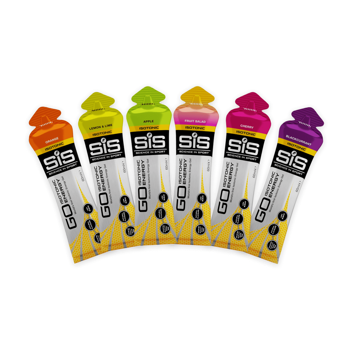 SIS GO Isotonic Energy Gel Variety Pack 60 ml kaufen - Science in Sport Energy Gels - Fitness Onlineshop