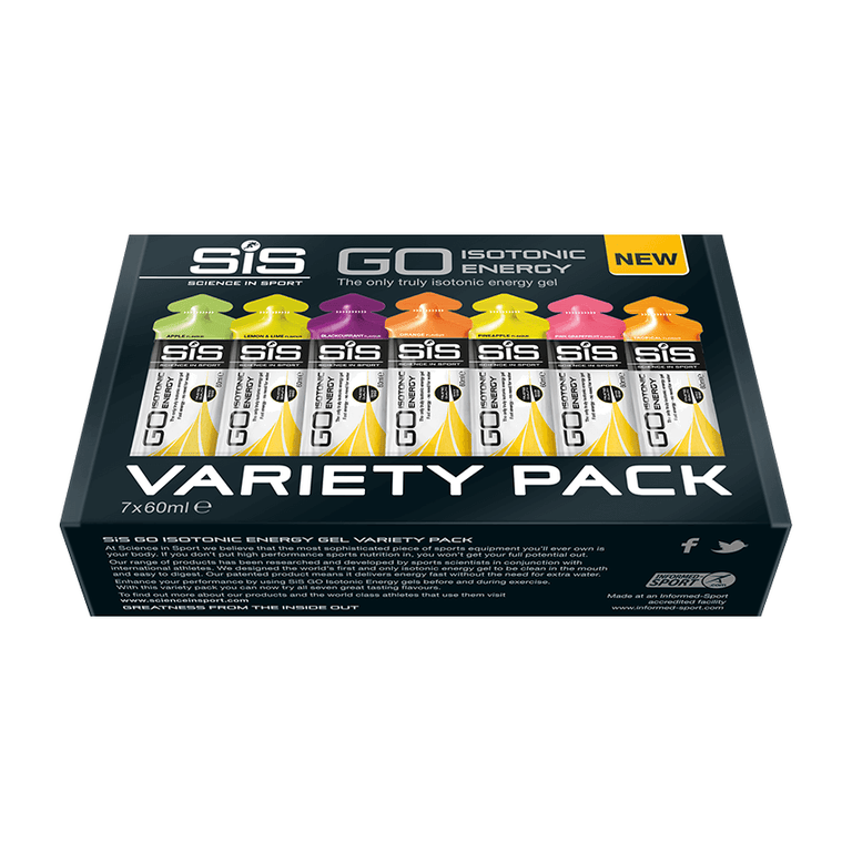 SIS GO Isotonic Energy Gel Variety Pack 7 x 60 ml kaufen - Science in Sport Energy Gels - Fitness Onlineshop