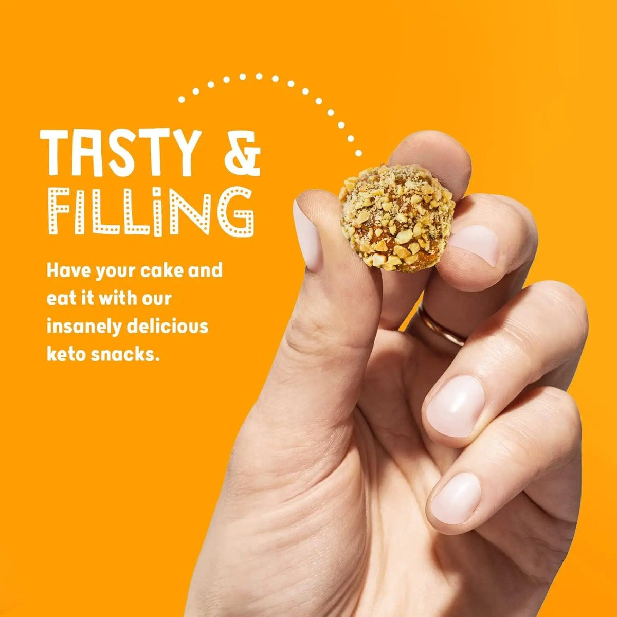 The Protein Ball Co Keto Ball Snack 25 g Salted Caramel Blondies kaufen bei haghpowered.com