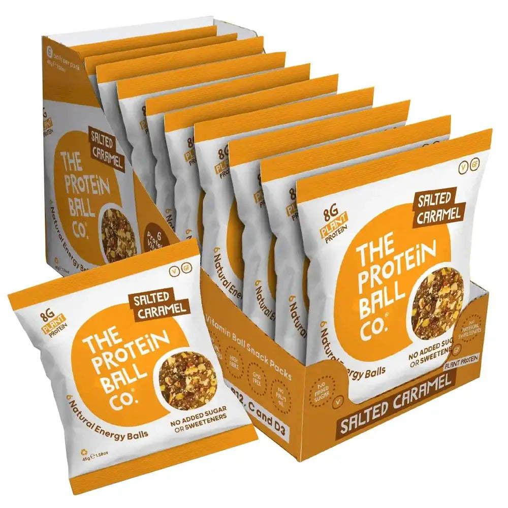 The Protein Ball Co Protein + Vitamin Balls (Breakfast To-Go) 10 x 45 g Salted Caramel kaufen bei haghpowered.com