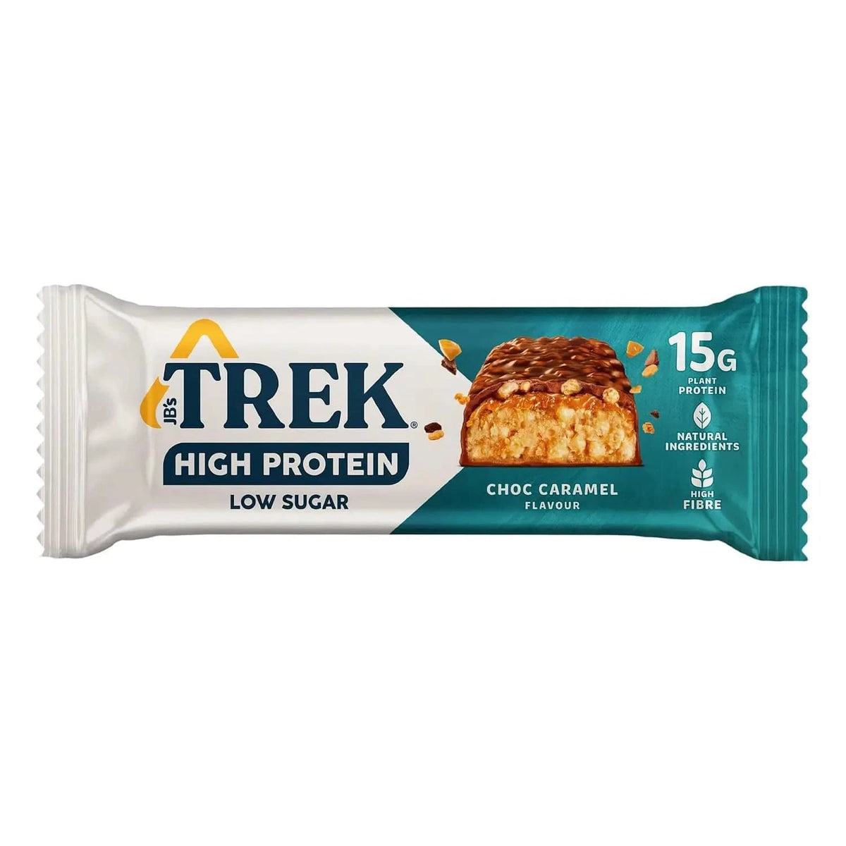TREK High Protein Low Sugar Bars 55 g / Choc Caramel kaufen - TREK Vegane Proteinriegel - Fitness Onlineshop