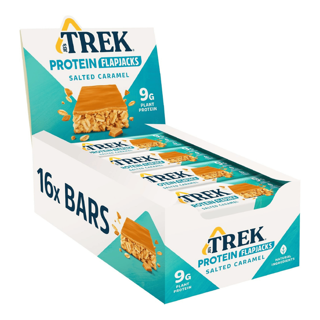TREK Protein Flapjack 16 x 50 g / Salted Caramel kaufen - TREK Proteinriegel - Fitness Onlineshop