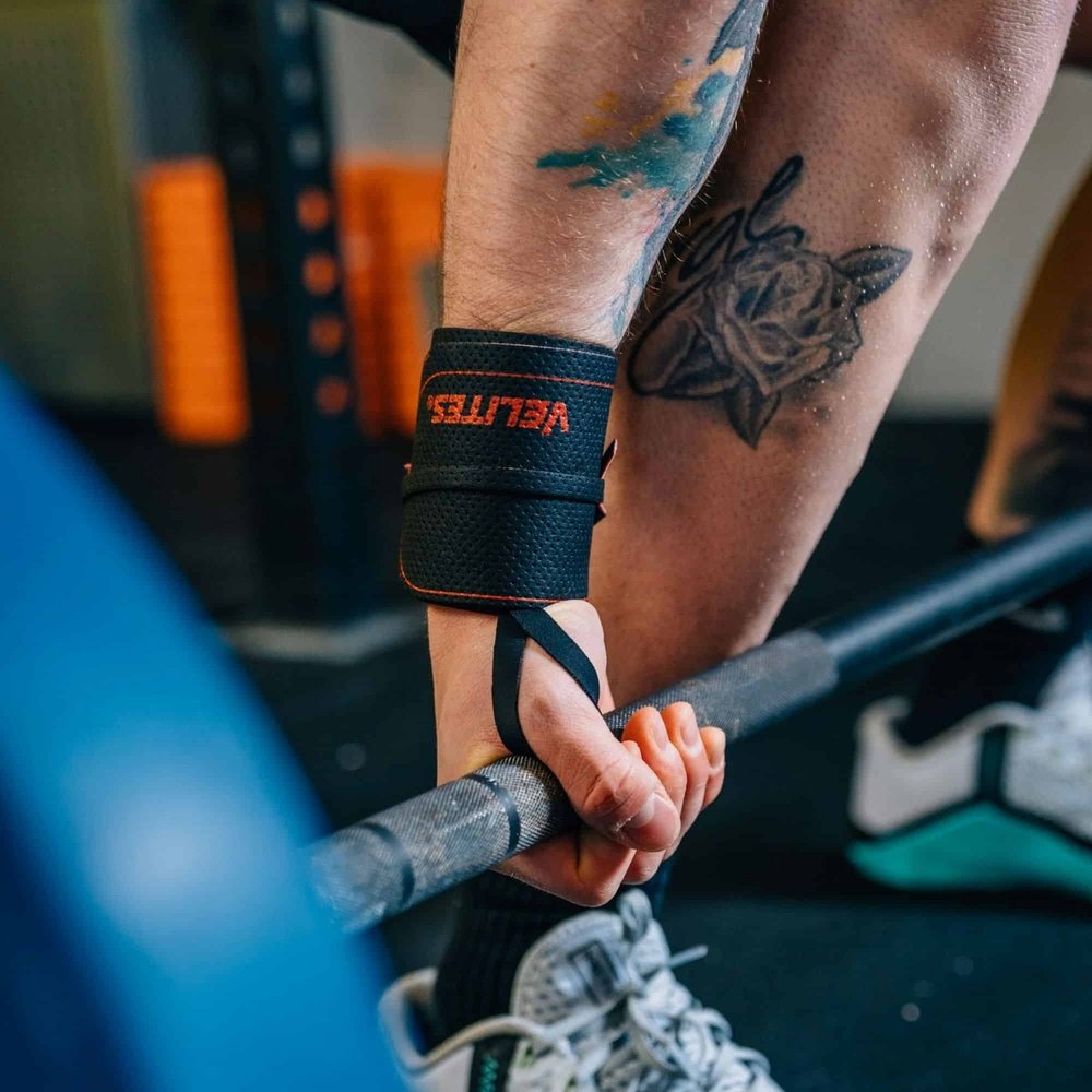 Velites Core Wrist Wraps (Auslaufmodell) Schwarz-Rot kaufen bei haghpowered.com