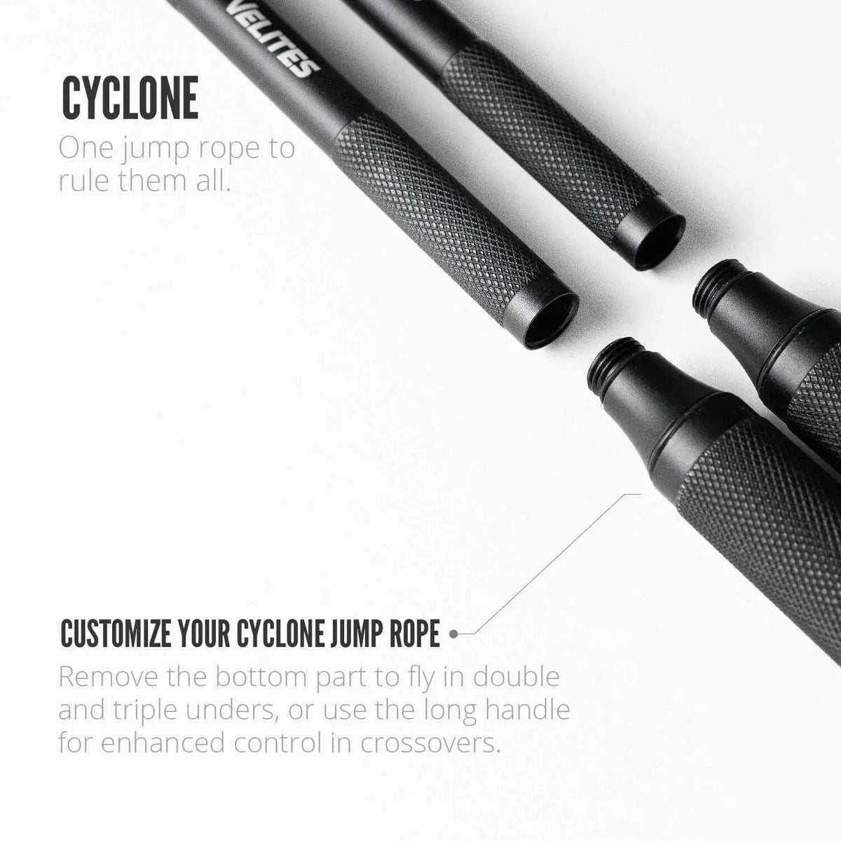 Cyclone Jump Rope (Trainingsspringseil) kaufen - Velites Speed Ropes - Fitness Onlineshop